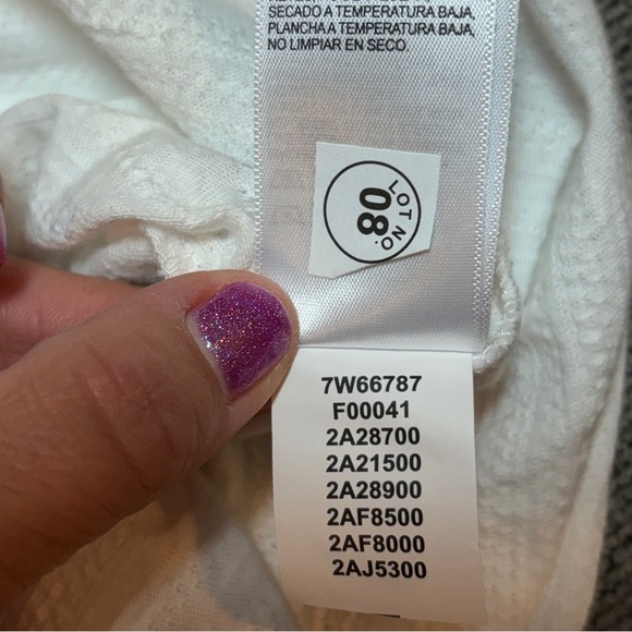 Lucky Brand Boho Embroidered Babydoll Top Size Large NWT - Picture 9 of 15